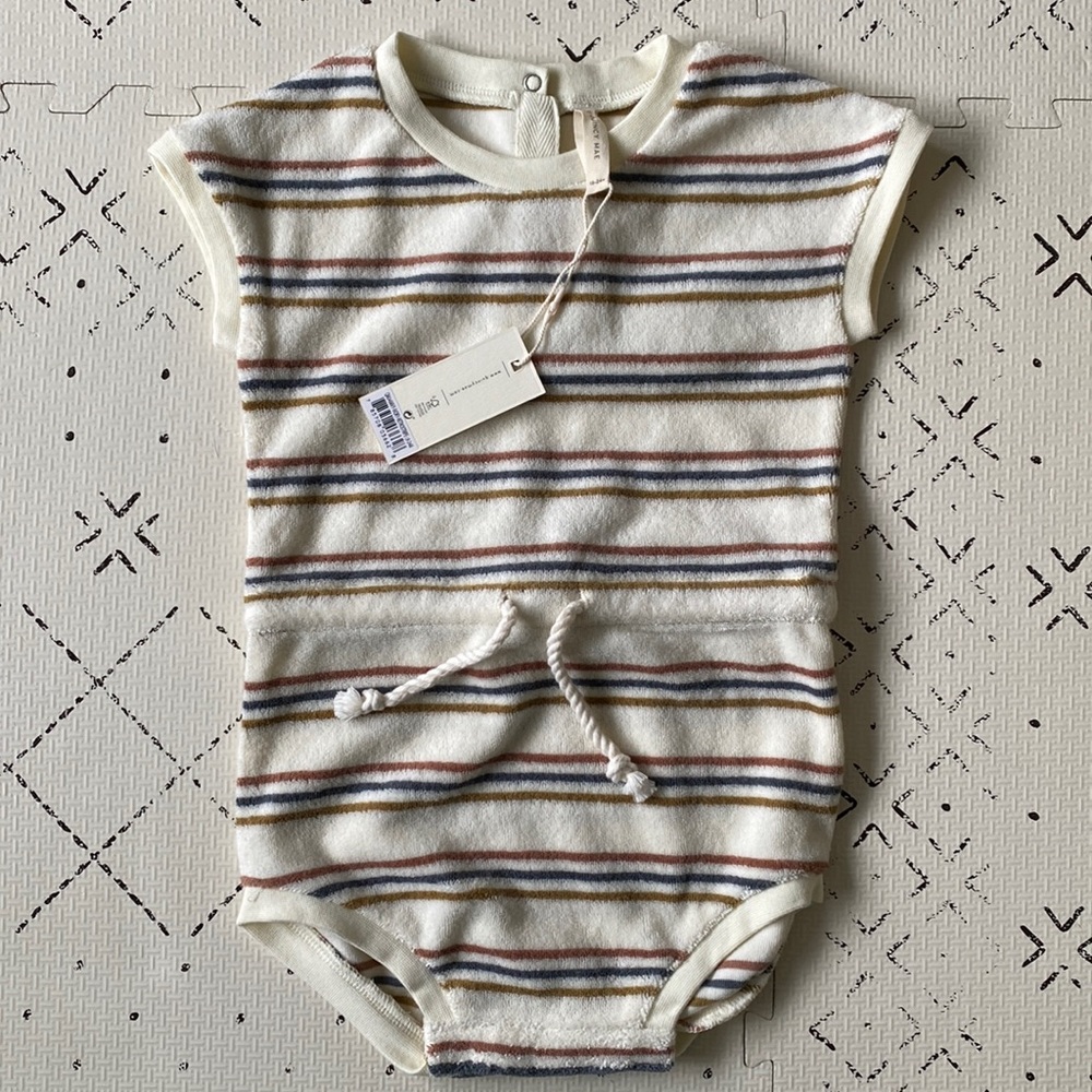 COPY - Quincy Mae terry cloth romper